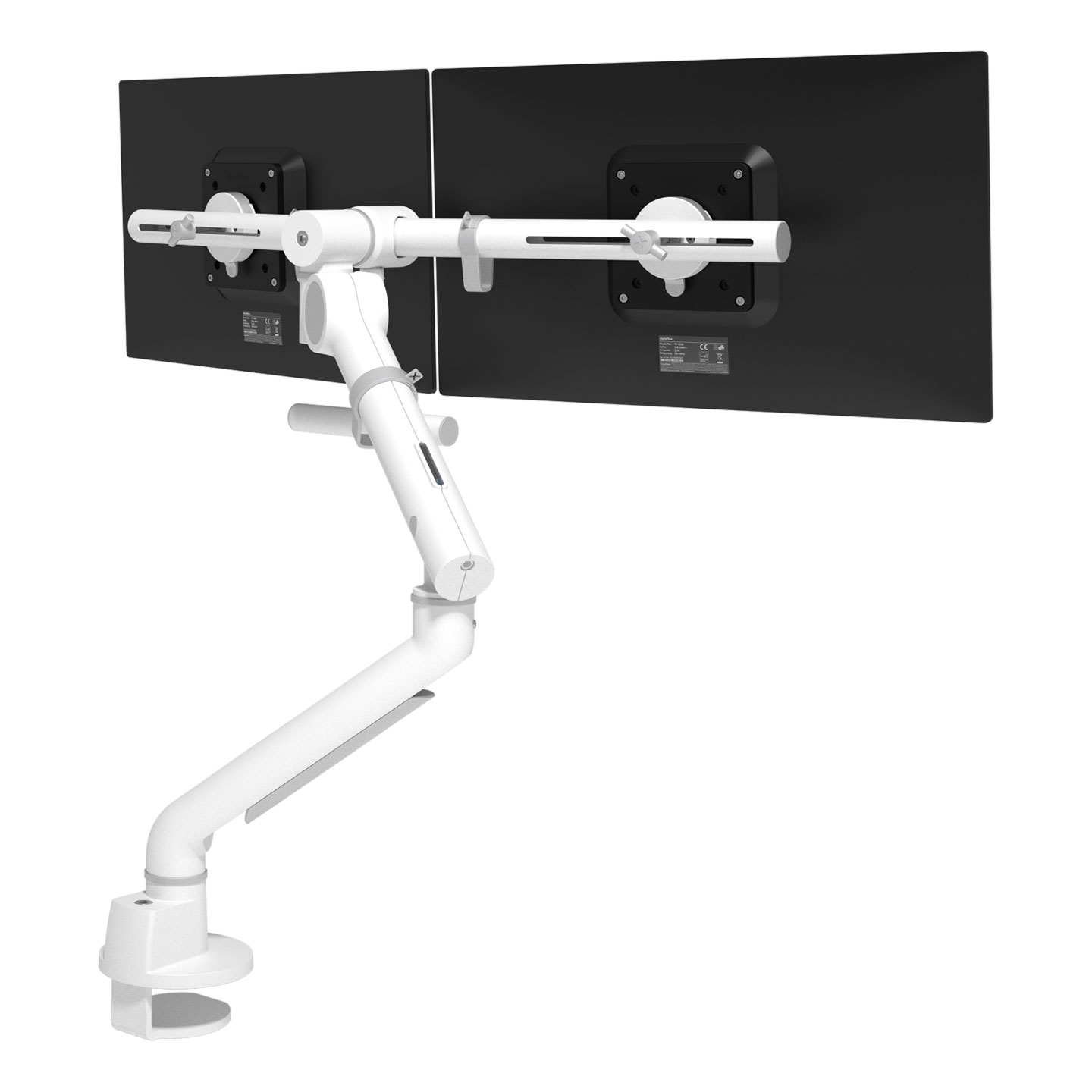 Monitorarm Viewgo pro, Doppelarm, weiß