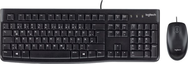 Maus + Tastatur Logitech MK120, kabelgebunden
